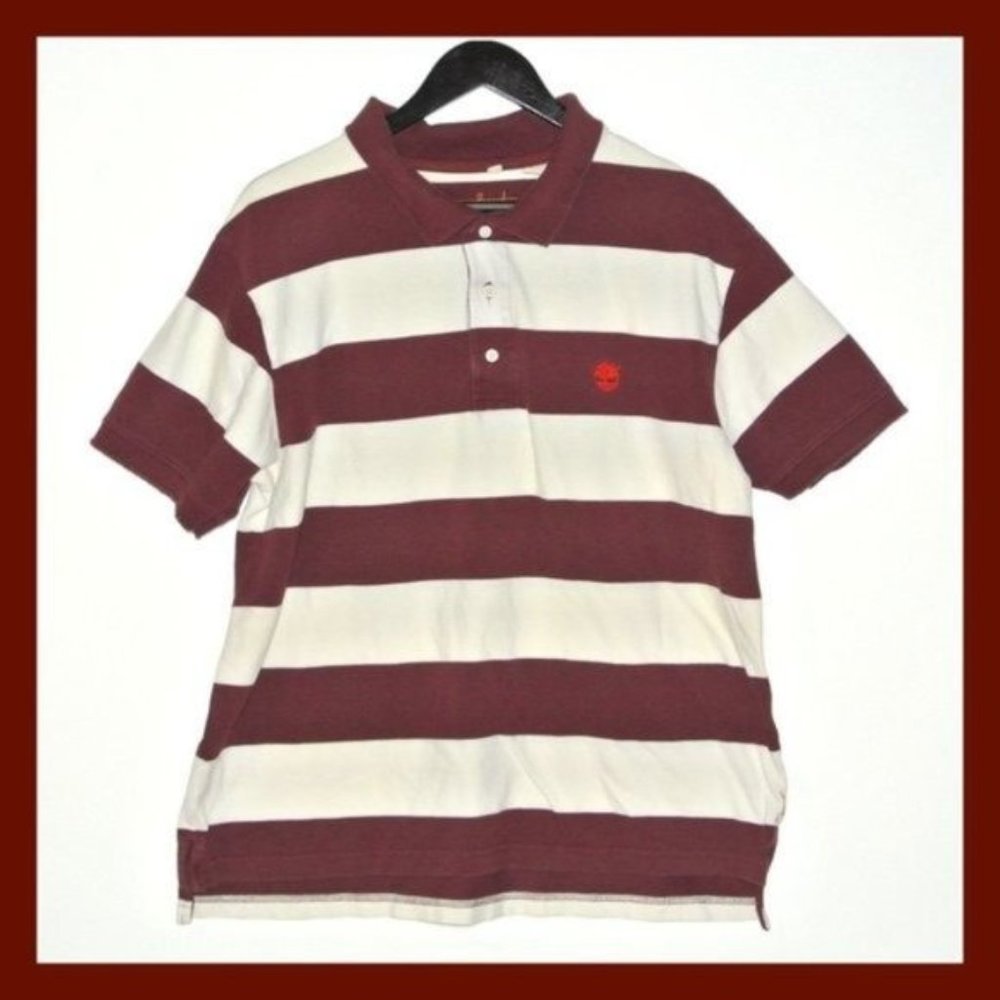 Timberland Men's Polo Shirt XL Striped‎